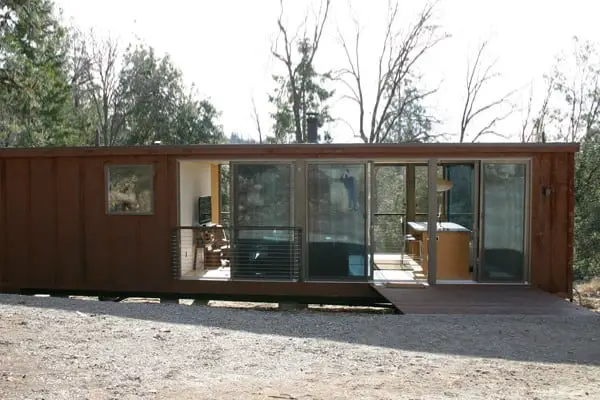 Palomar Mountain Customized WeeHouse 1x Prefab Home, Exterior View.