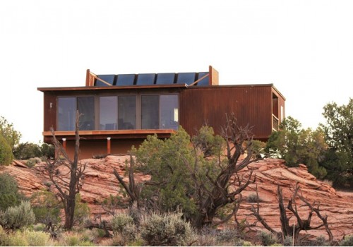Alchemy Architects WeeZero Prefab Home In Moab, UT.