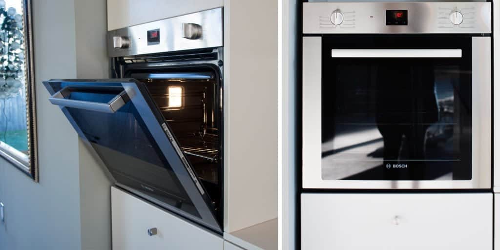 Hygge Supply Bosch wall ovens offered with standard home packages.