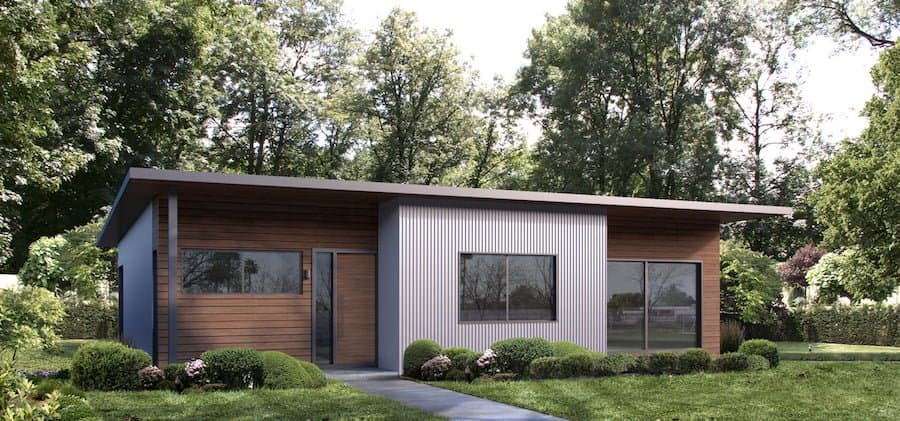 Dvele Midgard modern prefab home.