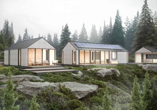 NODE Sequoia Modern Prefab Home Model - View Of Exterior.