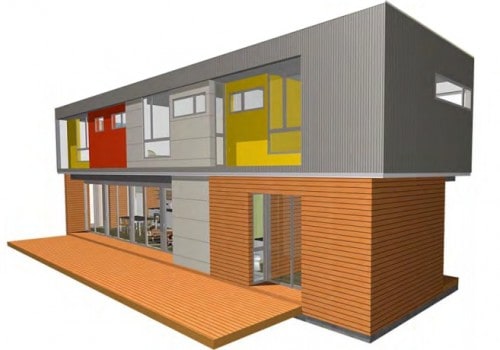 PieceHomes Solar Wall Prefab Home - Exterior Rendering.
