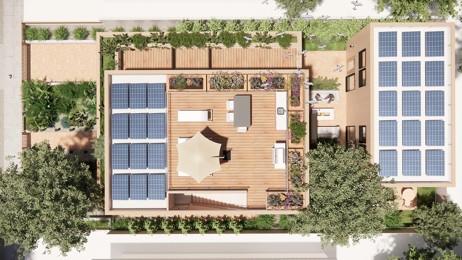 RHouse_Exterior_Roof Deck_Top View