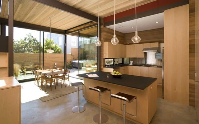 LivingHomes RK1 prefab home - interior, kitchen.