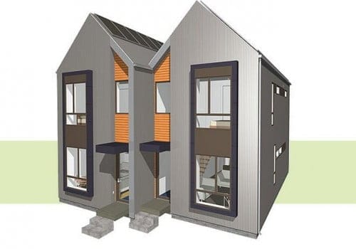 PieceHomes Double Tall House Prefab Home.
