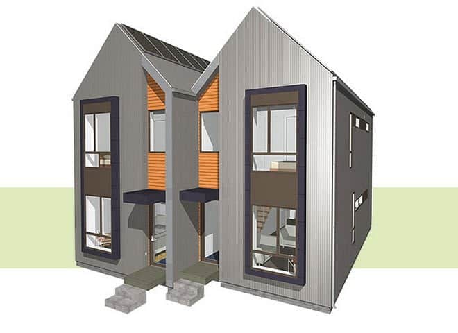 pieceHomes Double Tall House prefab home.