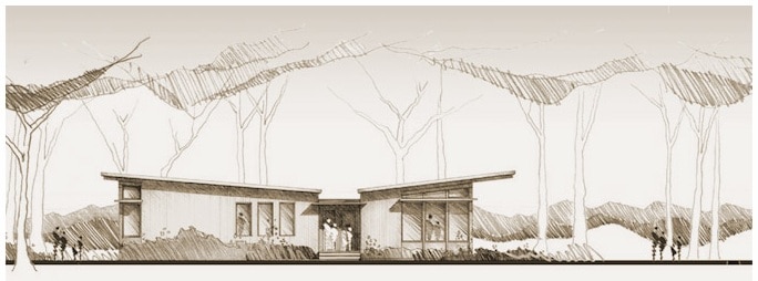 Stillwater Dwellings sd131 prefab home - sketch.