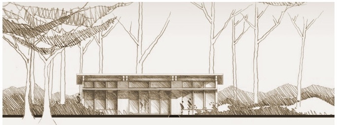 Stillwater Dwellings sd135 prefab home - sketch.