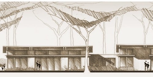 Stillwater Dwellings Sd161 Prefab Home - Sketch Of Exterior.