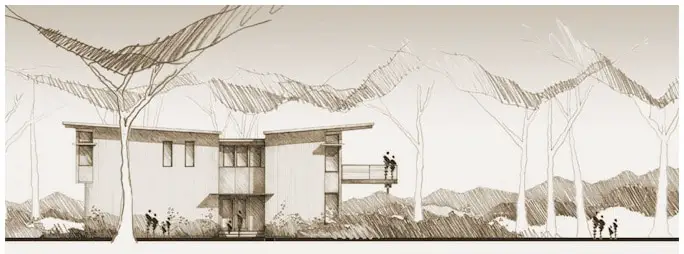 Stillwater Dwellings sd222 prefab home - sketch