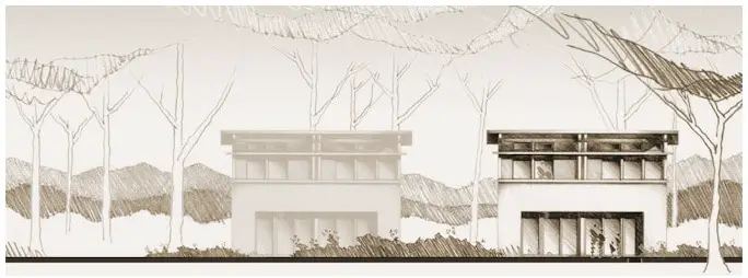 Stillwater Dwellings sd224 prefab home - sketch.